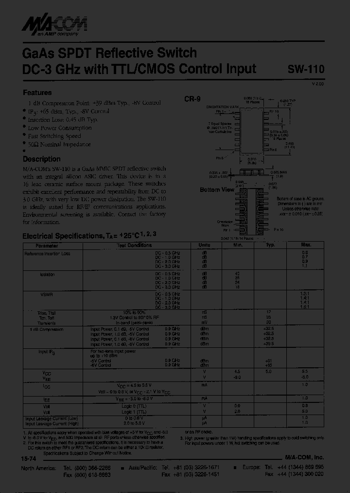 SW-110_1320025.PDF Datasheet