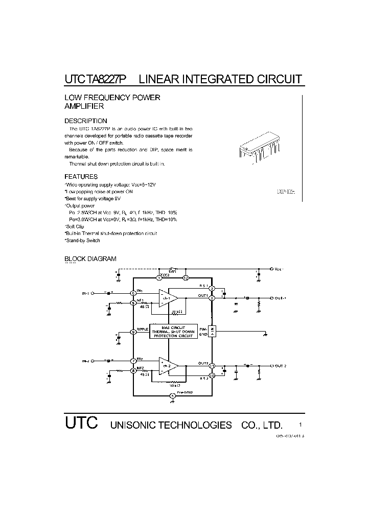 TA8227P_1094947.PDF Datasheet