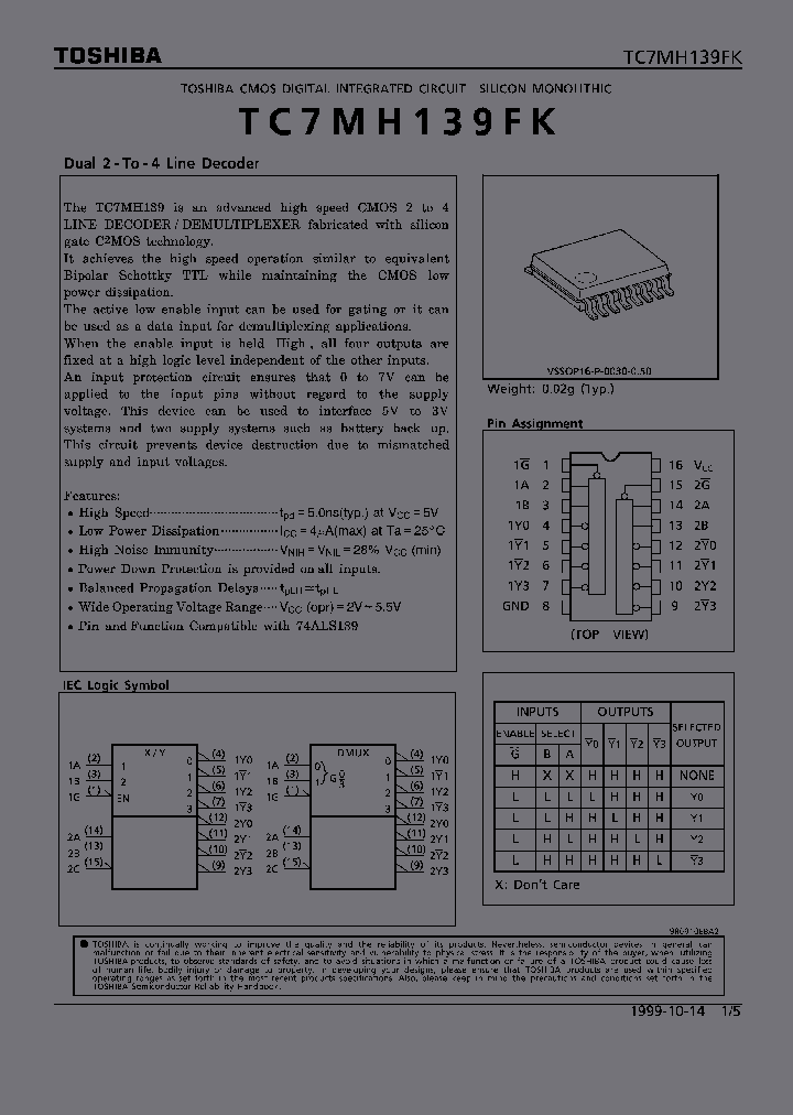 TC7MH139FK_1322716.PDF Datasheet