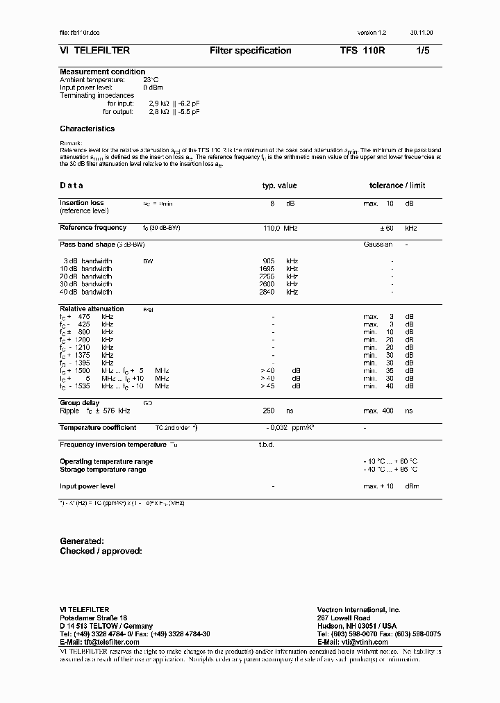 TFS110R_1173823.PDF Datasheet