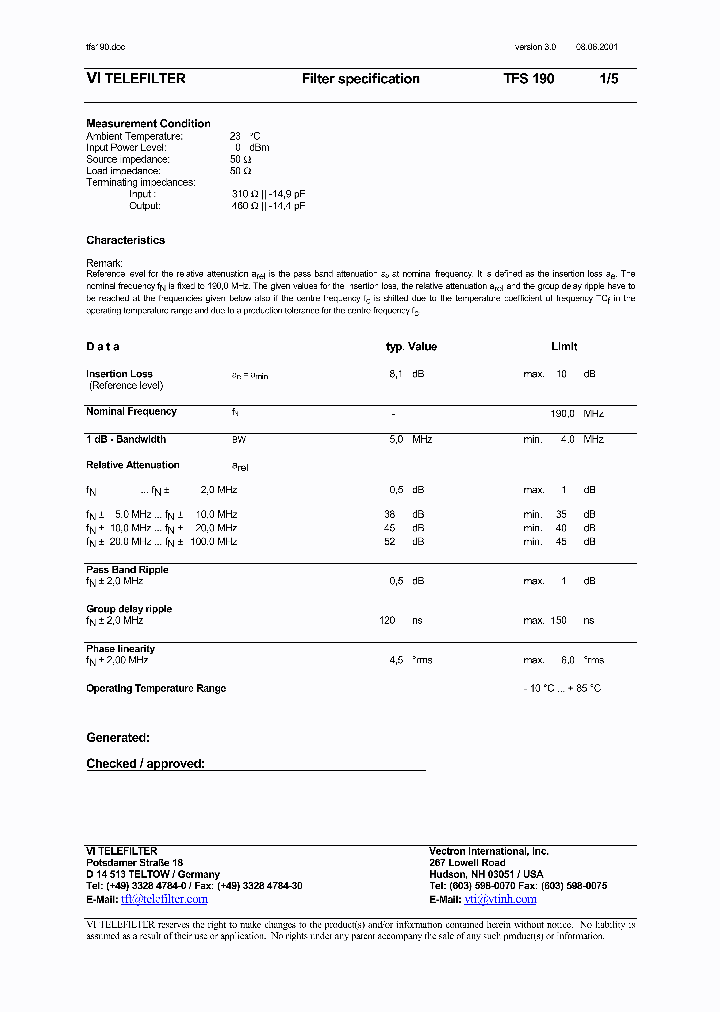 TFS190_1324459.PDF Datasheet