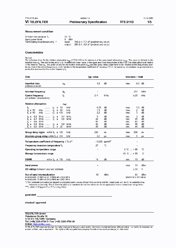 TFS211D_1324487.PDF Datasheet