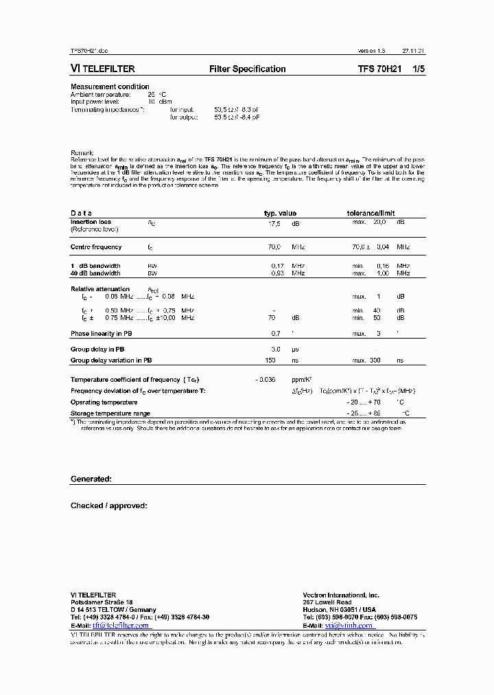 TFS70H21_1324675.PDF Datasheet