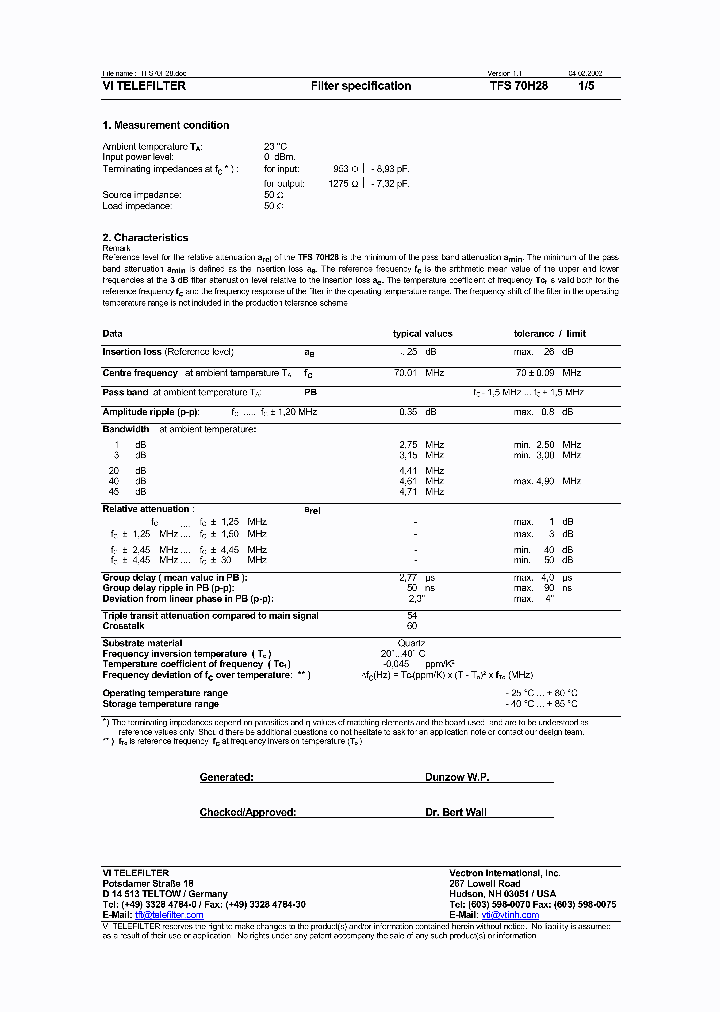 TFS70H28_1324682.PDF Datasheet