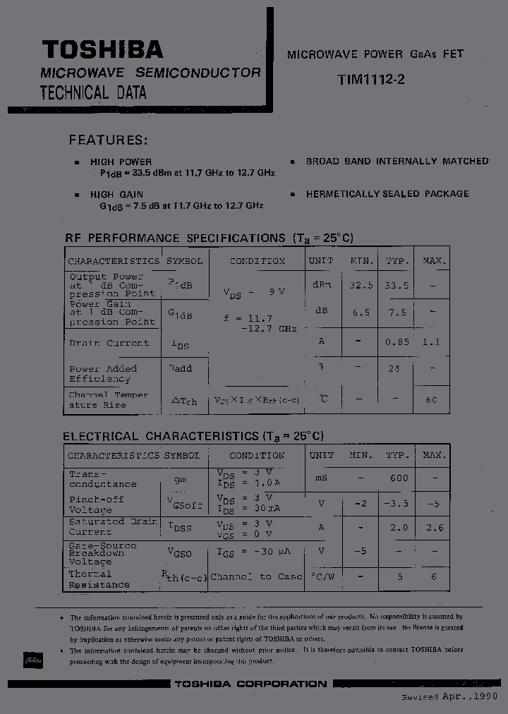 TIM1112-2_1147033.PDF Datasheet