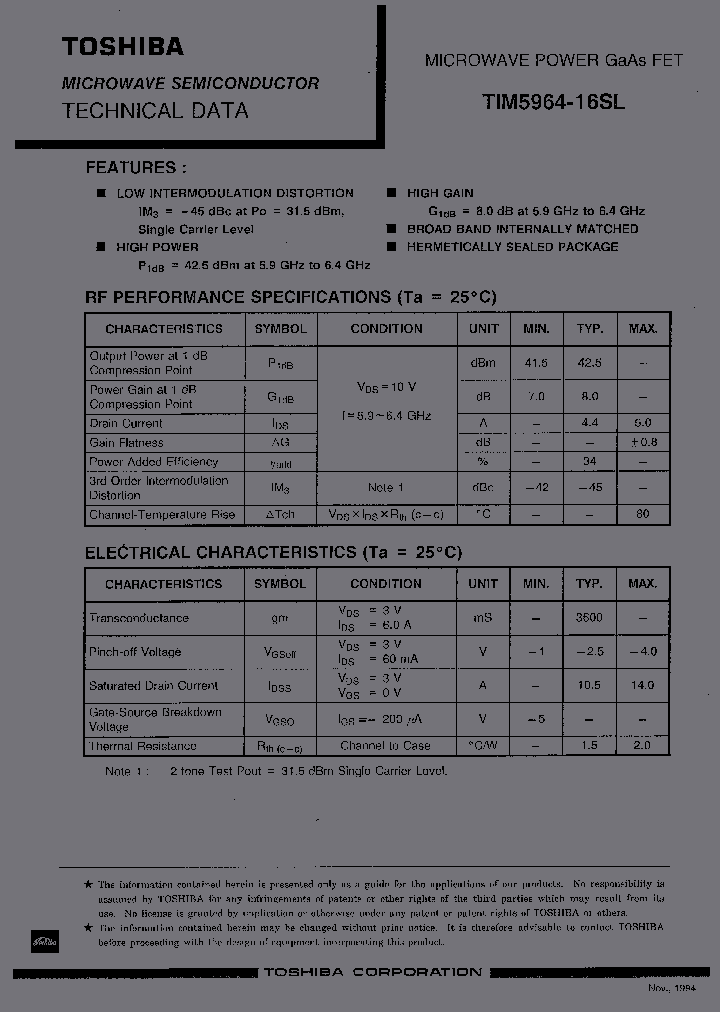 TIM5964-16SL_1127268.PDF Datasheet