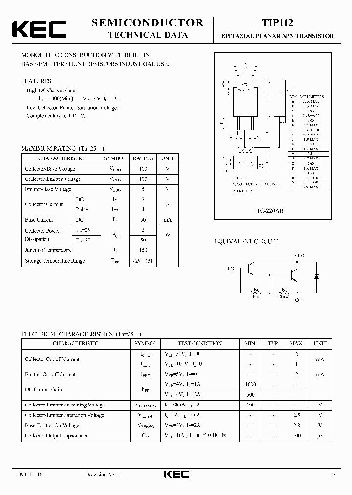 TIP112_1325215.PDF Datasheet