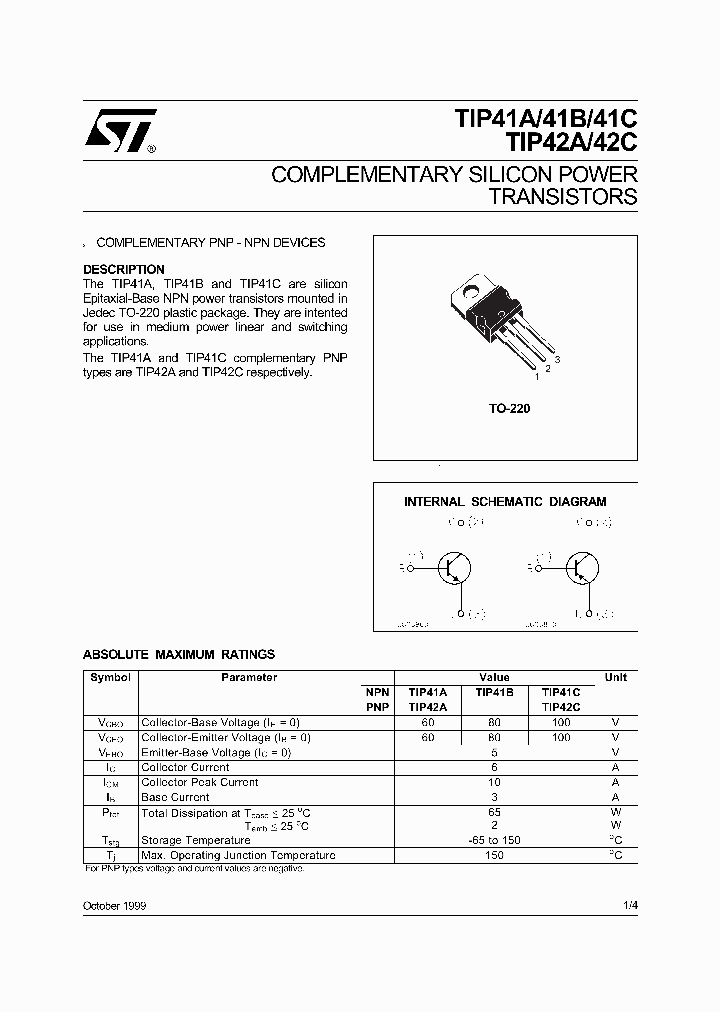 TIP42C_1325355.PDF Datasheet