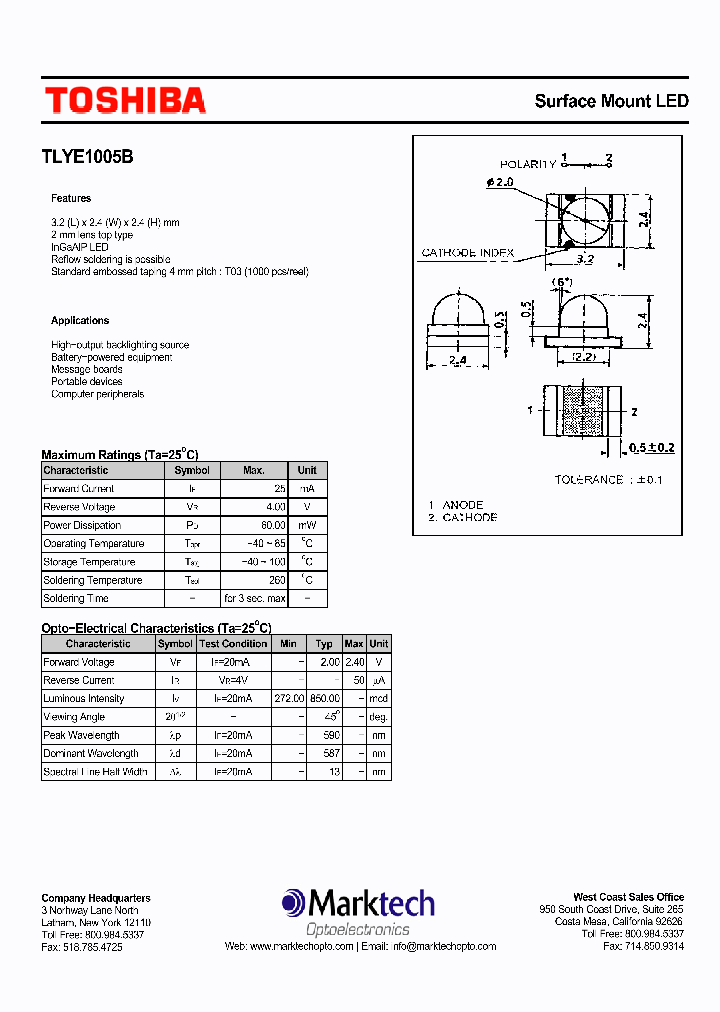 TLYE1005B_1326734.PDF Datasheet