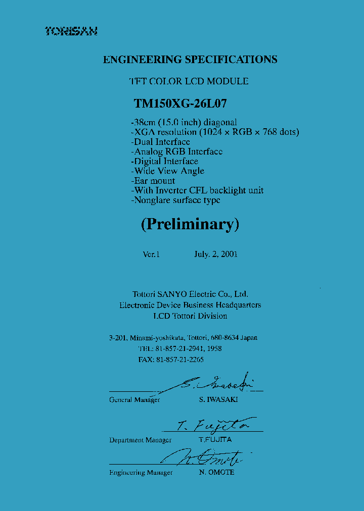 TM150XG-26L07_1326831.PDF Datasheet