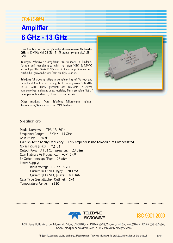 TPA-13-6014_1327832.PDF Datasheet