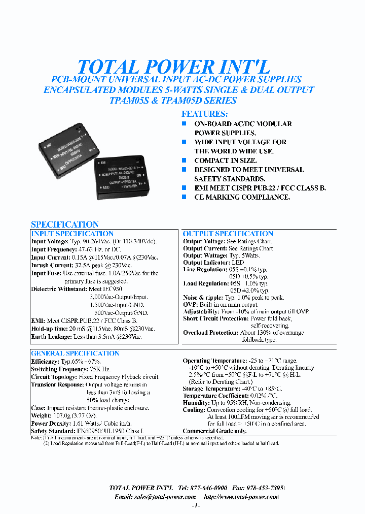 TPAM05S-240022_1327965.PDF Datasheet