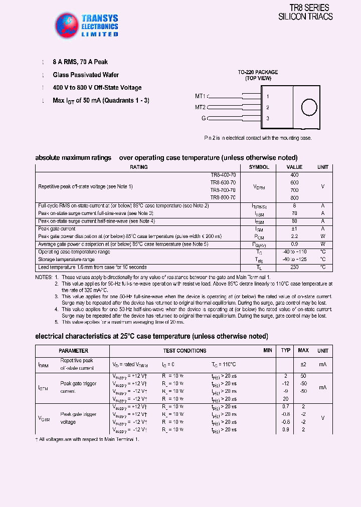 TR8-800-70_1328765.PDF Datasheet
