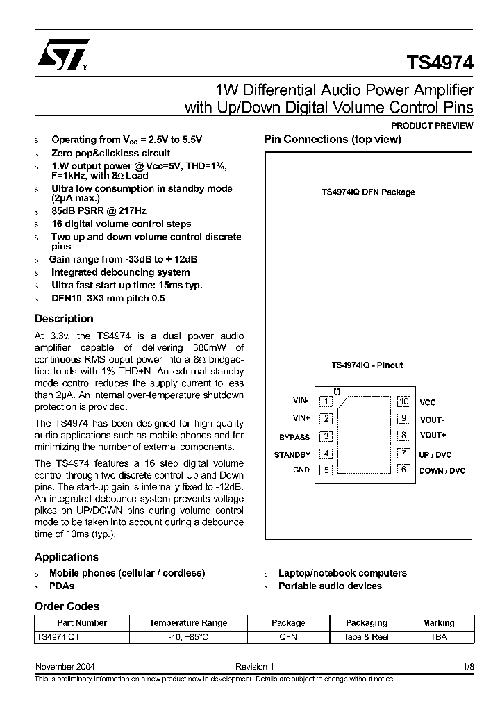 TS4974IQT_1329020.PDF Datasheet