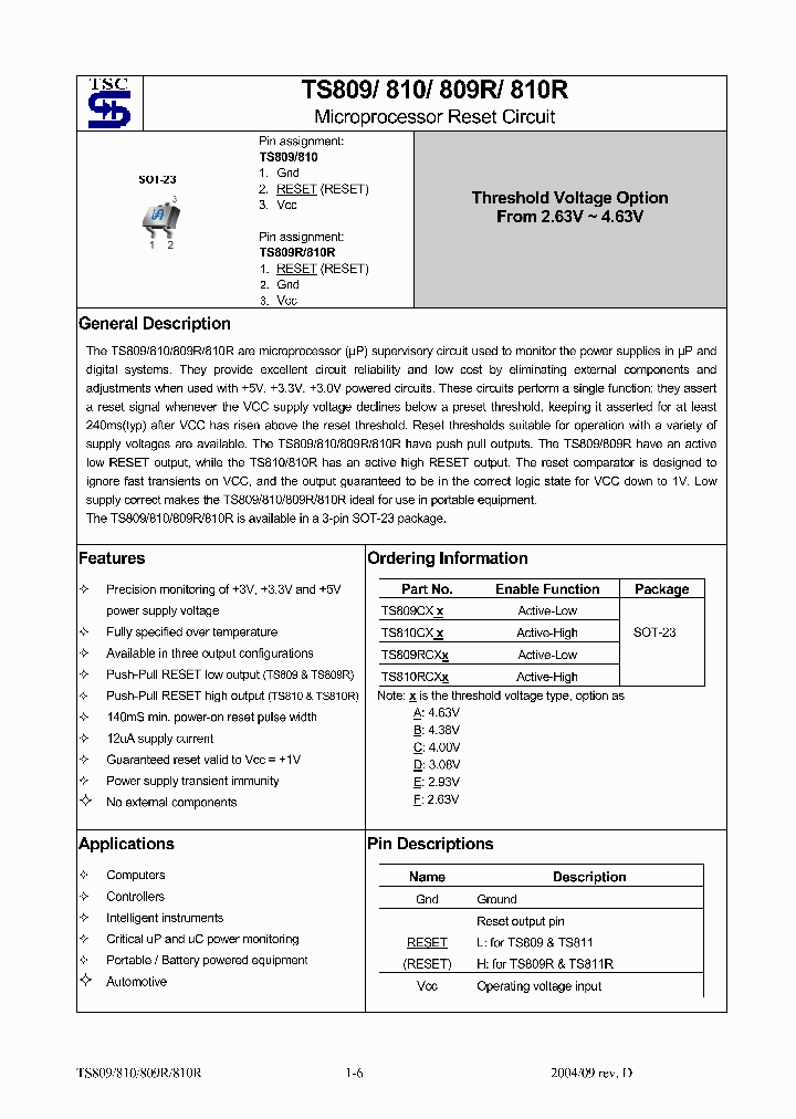 TS809RCXF_1329136.PDF Datasheet