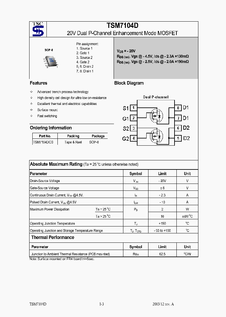 TSM7104DCS_1329535.PDF Datasheet