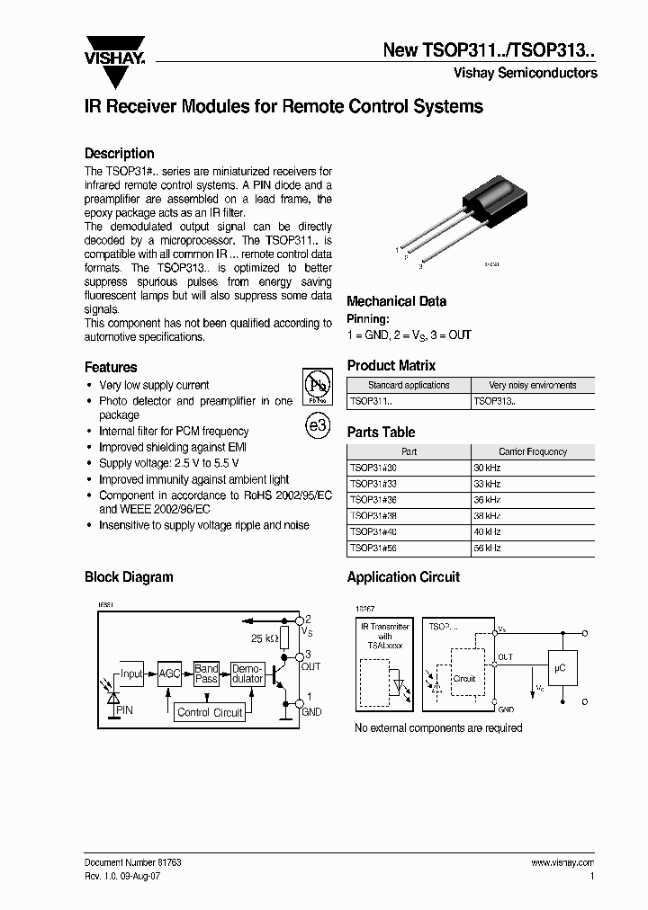 TSOP311_1083262.PDF Datasheet