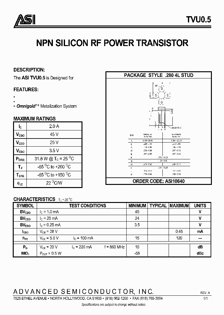 TVU05_1026242.PDF Datasheet