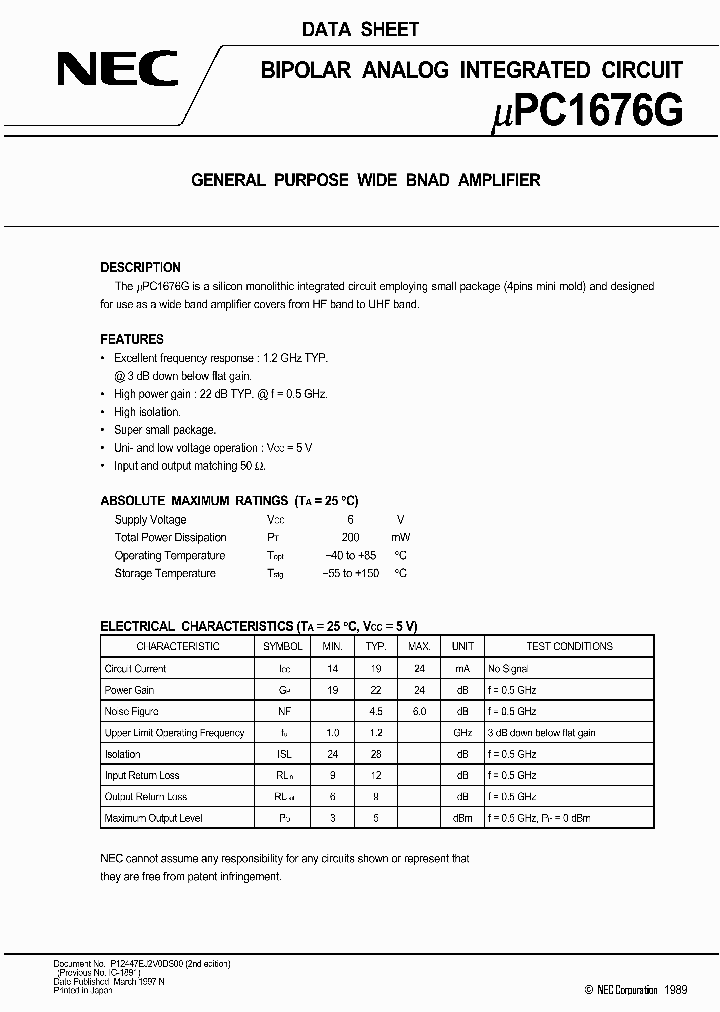 UPC1676P_1331890.PDF Datasheet