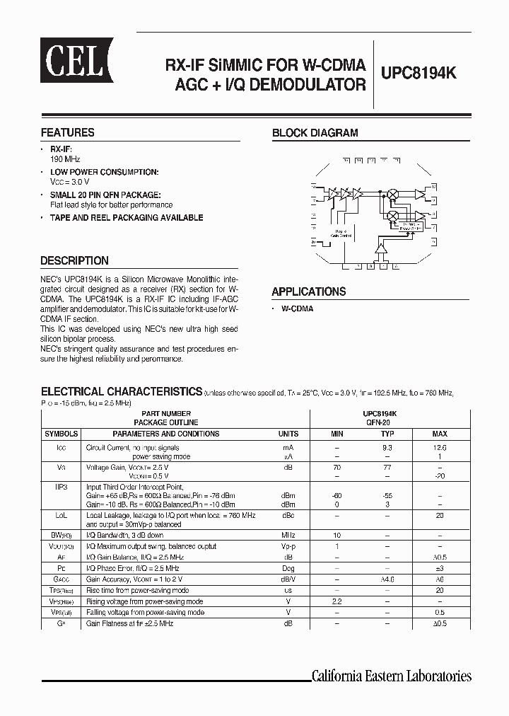 UPC8194K-E1-A_1147962.PDF Datasheet