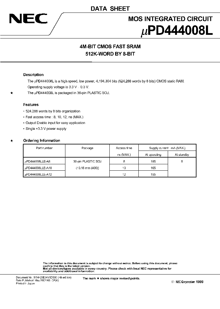 UPD444008L_1029765.PDF Datasheet