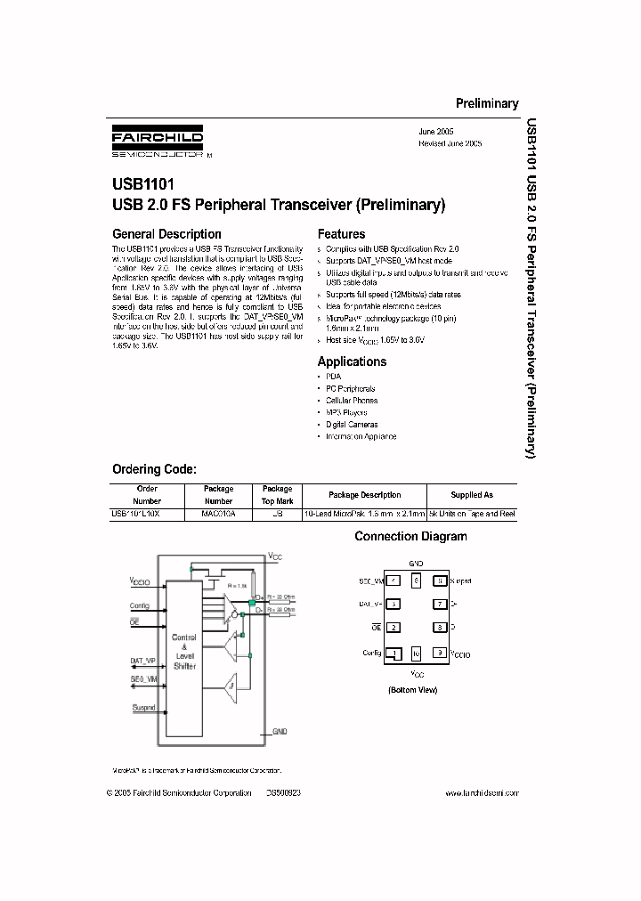 USB1101L10X_1332908.PDF Datasheet