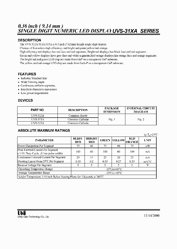 UVS-315AY_1333207.PDF Datasheet