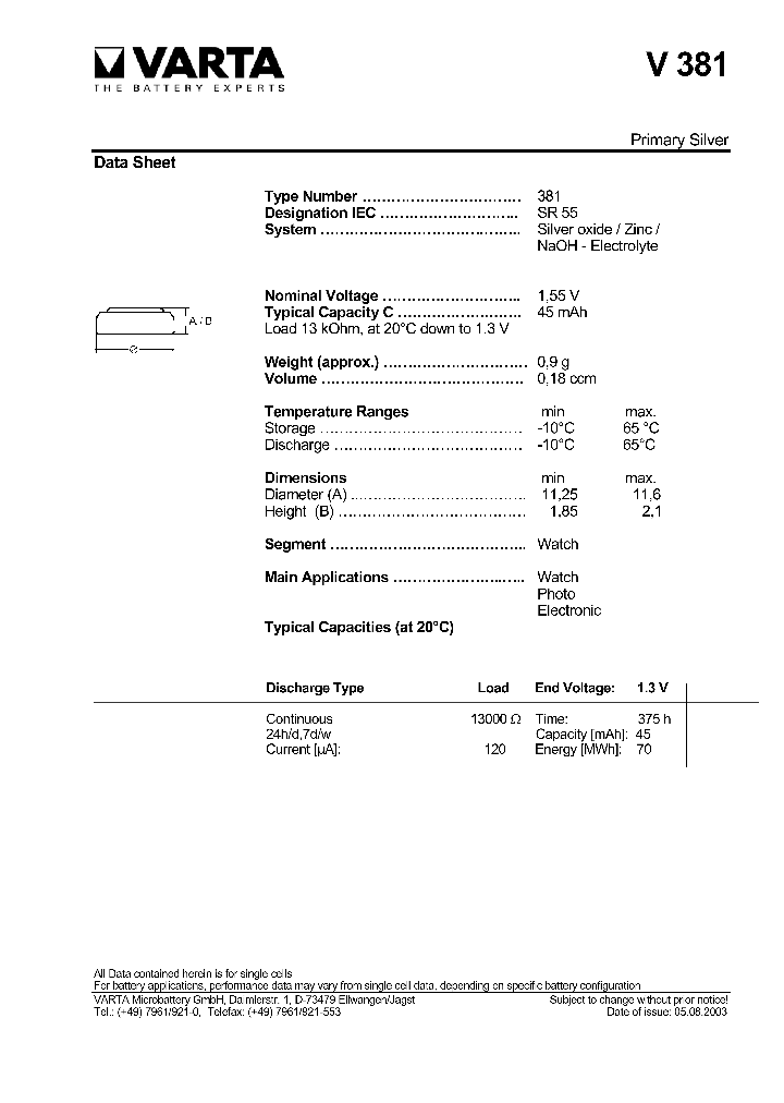 V381_1333473.PDF Datasheet