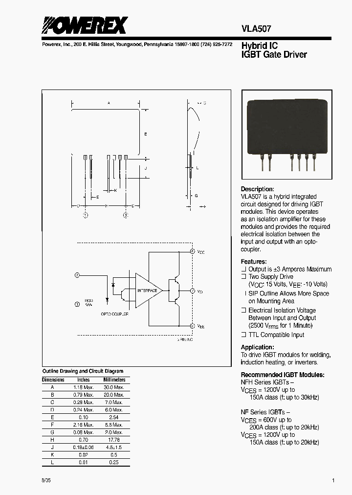 VLA507_1334482.PDF Datasheet