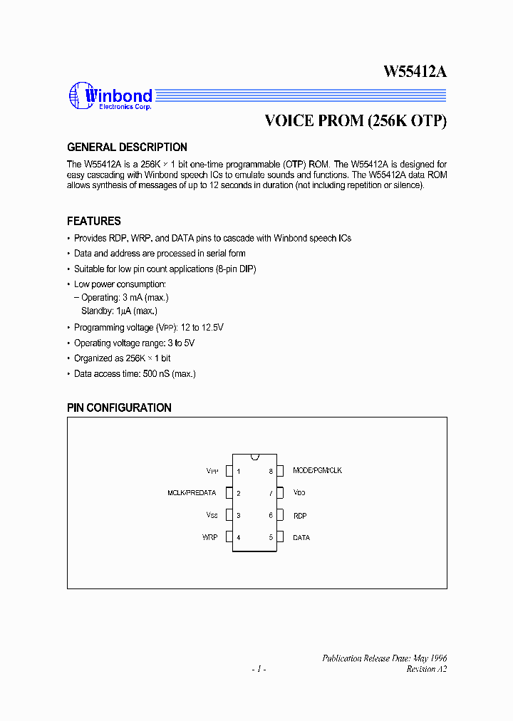W55412A_1335636.PDF Datasheet
