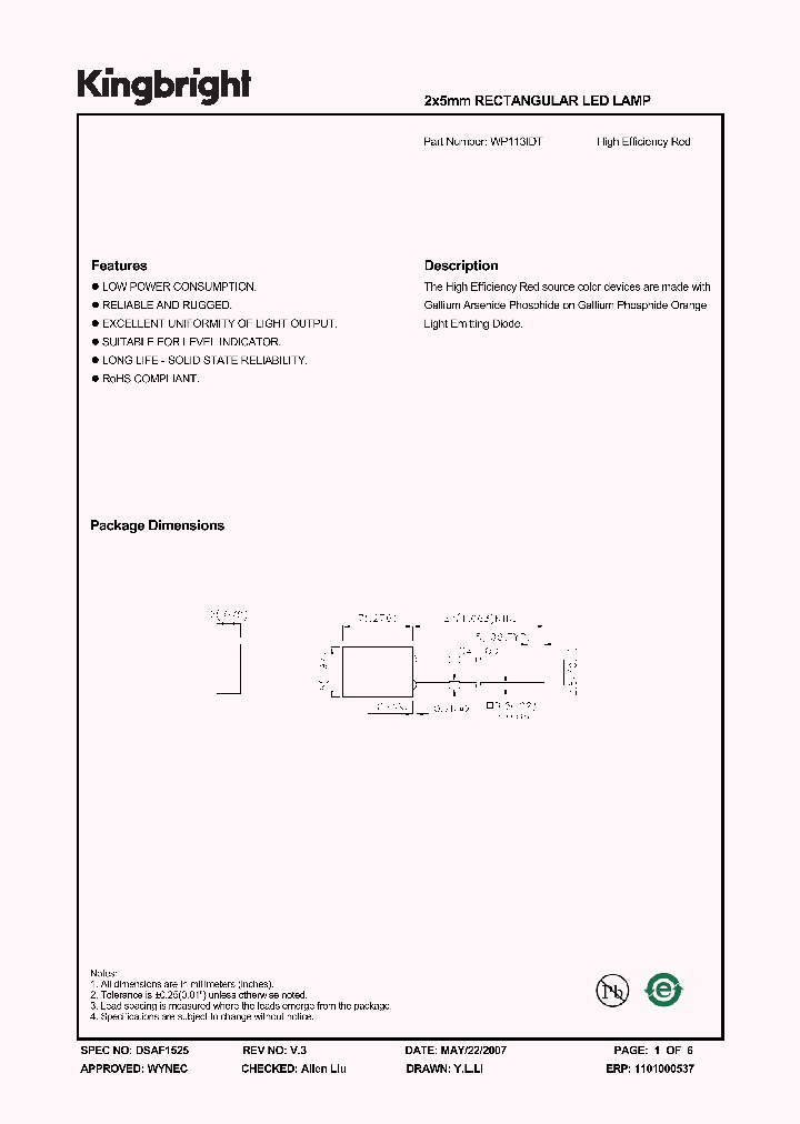 WP113IDT_1336413.PDF Datasheet