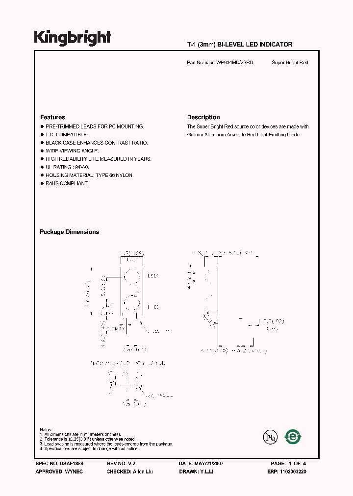 WP934MD2SRD_1336785.PDF Datasheet