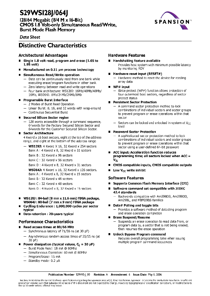 S29WS-J_1098073.PDF Datasheet