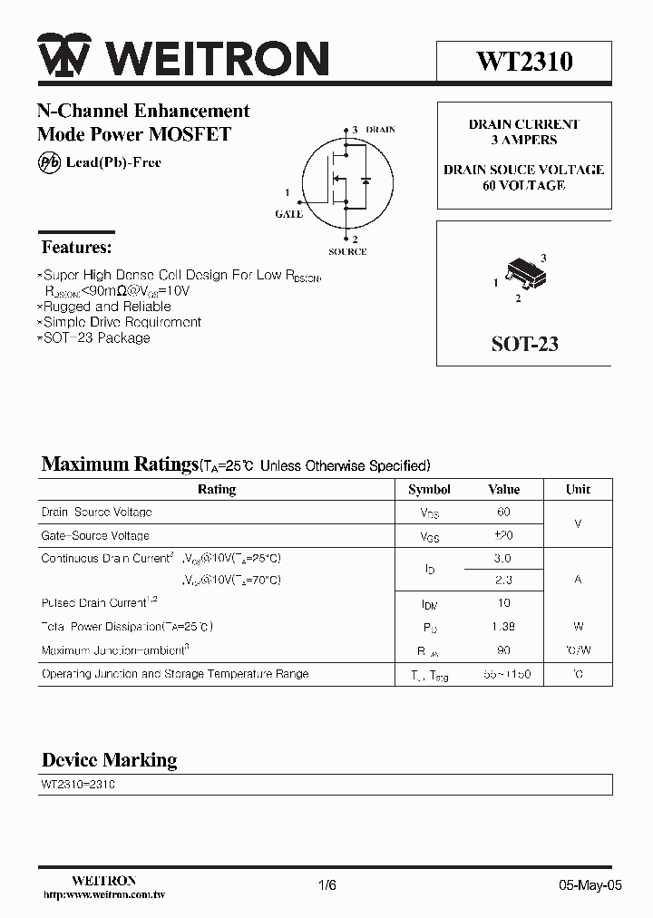 WT2310_1336936.PDF Datasheet