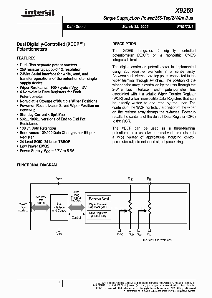 X9269UV24I-27_1337374.PDF Datasheet