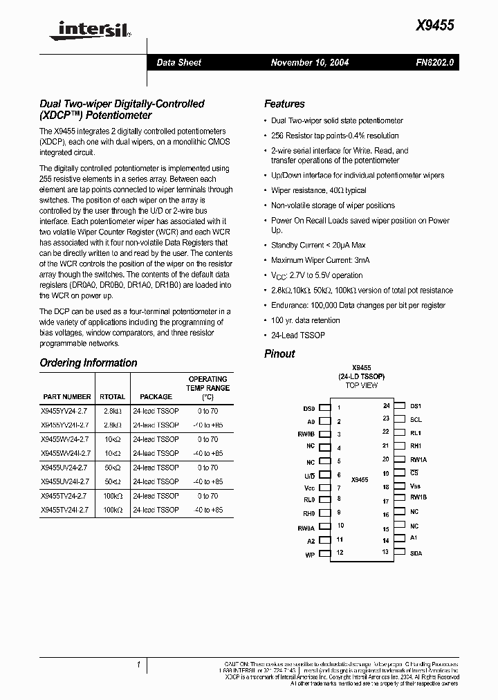 X9455WV24I-27_840908.PDF Datasheet