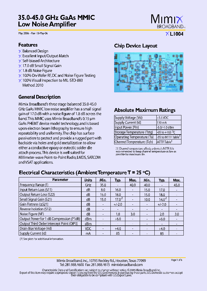 XL1004_1337828.PDF Datasheet