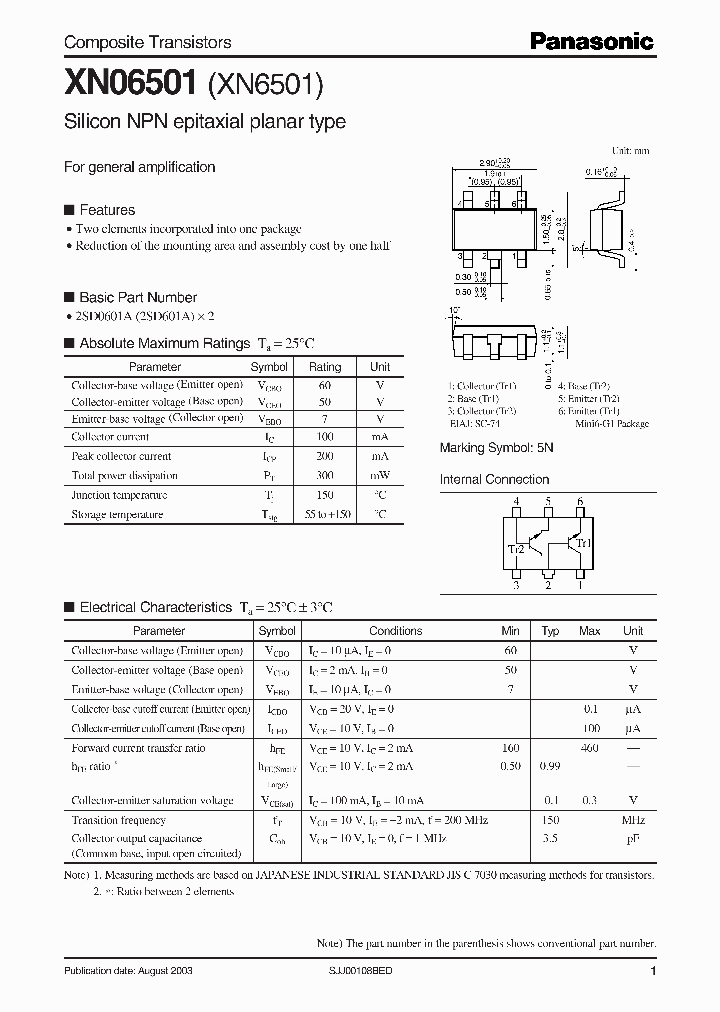 XN06501_1128729.PDF Datasheet