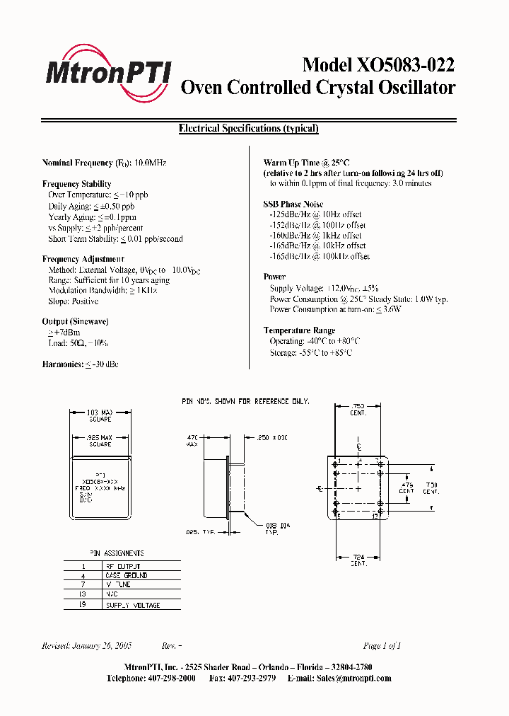 XO5083_1337960.PDF Datasheet