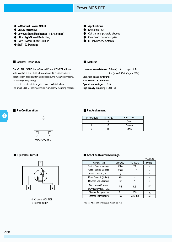 XP151A12A2MR_1147210.PDF Datasheet