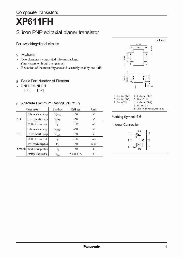 XP611FH_1159652.PDF Datasheet