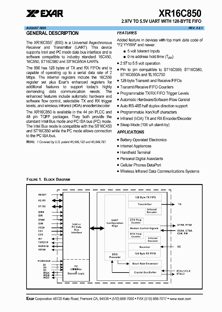 XR16C850CJ_1188618.PDF Datasheet