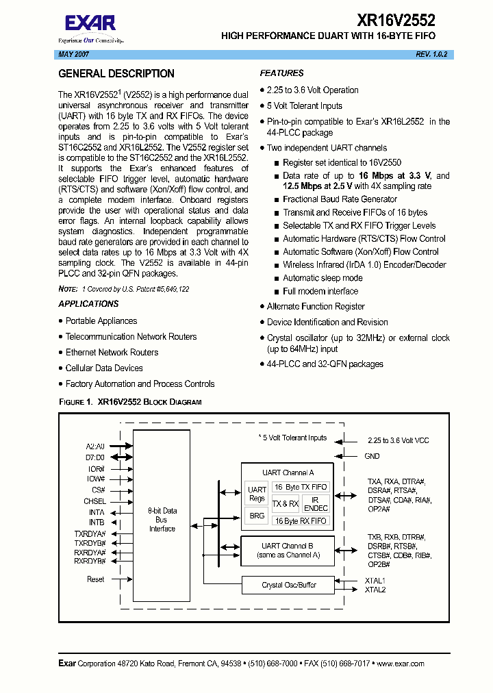 XR16V255207_1338195.PDF Datasheet