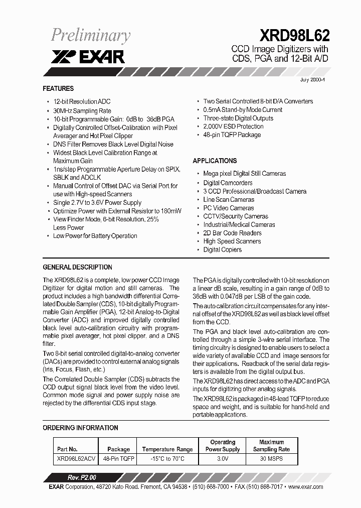 XRD98L62ACV_1338311.PDF Datasheet