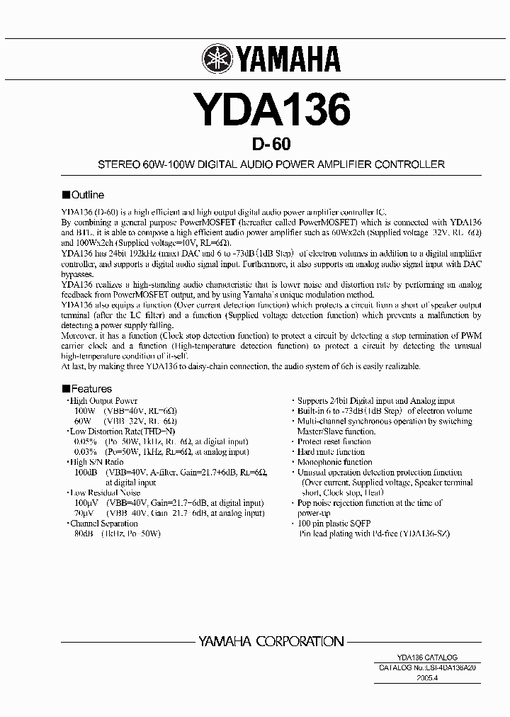 YDA136_1182343.PDF Datasheet