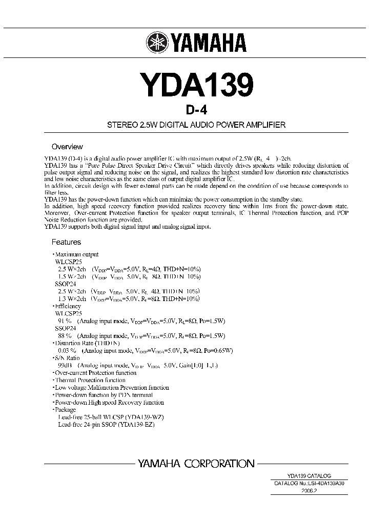 YDA139_1182346.PDF Datasheet
