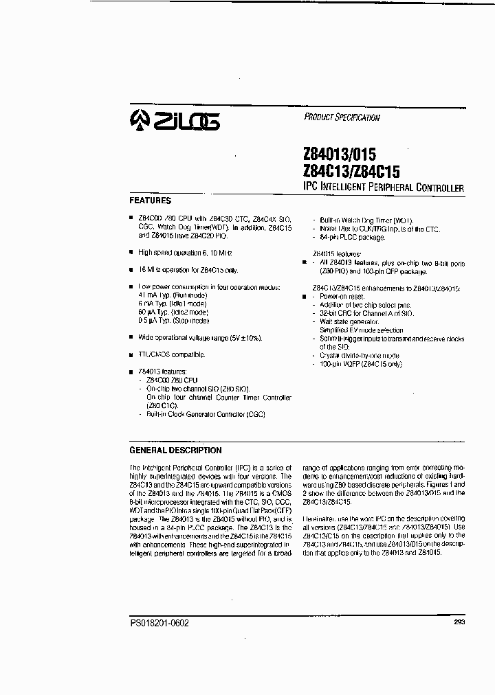 Z84C01516_1338831.PDF Datasheet