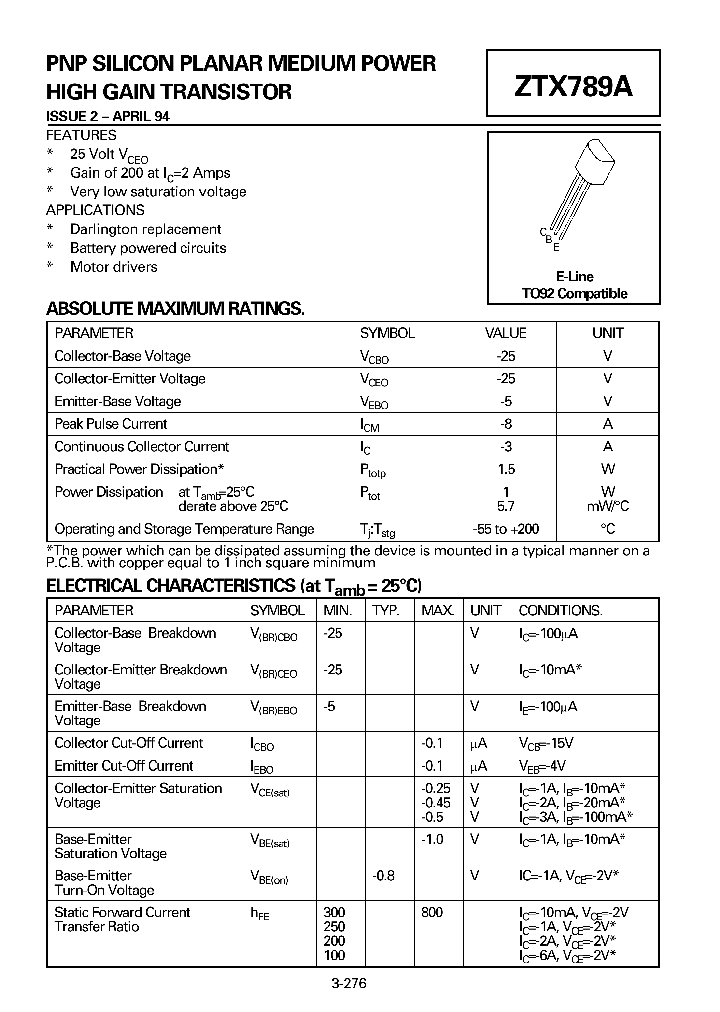 ZTX789_1188170.PDF Datasheet