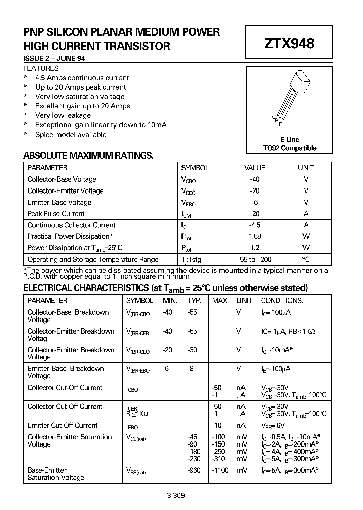 ZTX948_1339589.PDF Datasheet