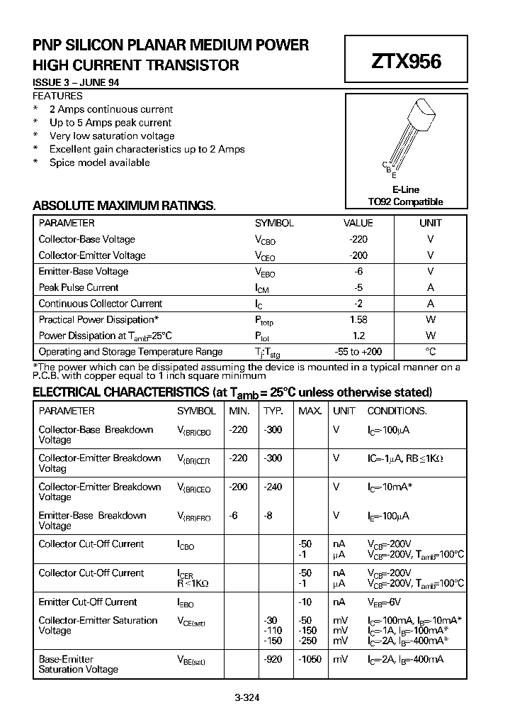 ZTX956_1339594.PDF Datasheet